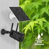 Solar Panel for Security Camera, 5W USB Solar Panel Compatible with Rechargeable Battery Camera, Camera Solar Panel with IP65 Waterproof, Adjustable Bracket, 9.8ft Cable(2 Pack)