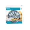 KitchenCraft KCDIFF Stovetop Heat Diffuser / Simmer Ring, 18 cm, Silver