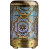Diffuserlove Aroma Diffuser Humidifier 100 ml Metal Diffuser for Essential Oils 7 Colours Light Aromatherapy Golden