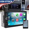 Double 2Din 7" Car Stereo Radio For Apple/Android Bluetooth Player Touch Screen
