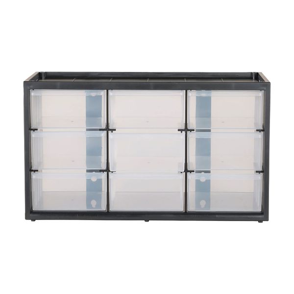 CRAFTSMAN Plastic Storage Organizer Bin System, 9 Compartment, Modular, Home Office (‎CMST40709)