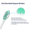 Gypoirul Toothbrush Replacement Heads Compatible with Philips Sonicare Replacement Heads, Electric Brush Head for 4100 5100 6100 HX9023 W Optimal Plaque Control 10 Pack,