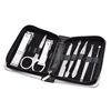 English Pewter Count Dracula Design Black Leatherette Manicure Set