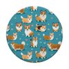 Corgi Lovers Puppy Dog Welsh Corgi Mom Pattern PopSockets with Interchangeable PopGrip