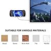 YUYUEMI Iron Game Console Wall Mount Bracket for PS Portal/ROG Ally/ROG Ally X/Switch/Switch 2/Steam Deck Controller