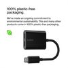 Belkin - USB-C Audio + Charge Adapter, USB-C PD Fast Charging - Black