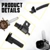 2x Front ABS Wheel Speed Sensor Driver&Passeng
