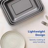 BetterWare Essentials 12 Cup Non-Stick Bun Tin | Low-Carbon Steel | Dishwasher & Freezer Safe | Stackable Design