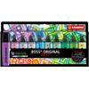 Highlighter - STABILO BOSS ORIGINAL - ARTY - Pack of 10 - Cool Colours