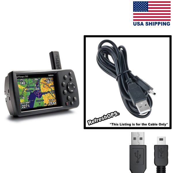 Garmin GPSMAP 296 Aviation GPS Receiver USB Cable Transfer Cord Replacement