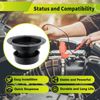 RV Plumbing Vent Caps Kit 2Pcs Trailer Camper Vent Cap Replacement Cover Black