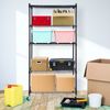 5 Tier Wire Shelves Rack Unit Storage Rack for Kitchen Office with Wheel Caster