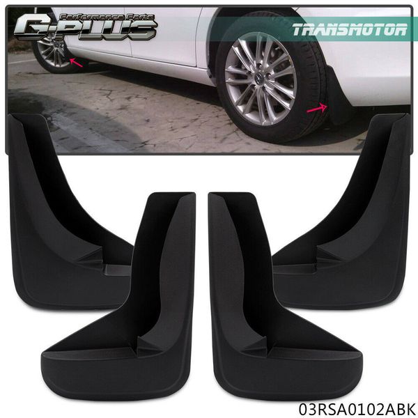 Fit For Front & Rear Mud Flaps Splash Guards Includes Hardware Universal 4Pcs