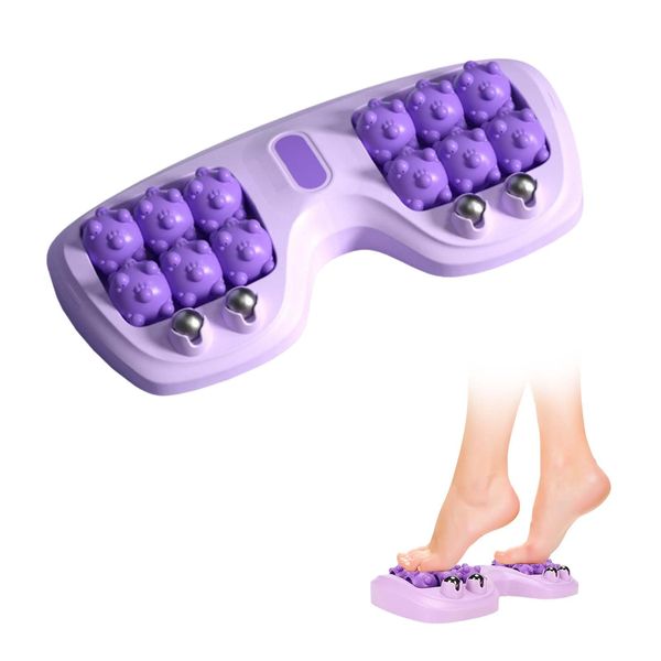 ZHYUAN Lila Katzenkrallen-Stil,MassageRoller für Fußmassage, Fußmassage Fußroller,Tragbare DruckpunktMassage Roller,FußmassagegerätMassage Roller,Fußmassagerolle zur Linderung von Plantarfasziitis