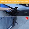 Black Front Bumper Trailer Ring Eye Towing Tow Hook Screw For Mazda MX-5 2016+