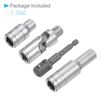 CoCud Impact Socket Adapter Set, 10mm, Socket Universal Joints Hex Shank Impact Driver Socket Adapter with 1/2" Drive - (Applications: for Cordless Drill, Impact Driver, Power Drill)