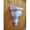 Conductor Head Scupper Box One Piece Molded Plastic 3"x4" Downspout Rain Roof