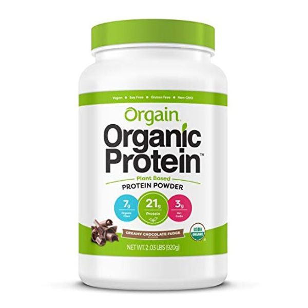 All Gain Protein Plant Based Powder Protein Supplement Creamy Chocolate Fudge Flavor