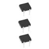Sarini 10Pcs Bridge Rectifier 1A 1000V In-Line 4 Pin Diode Rectifier Bridge for DC Conversion AC to DC Voltage Rectifier