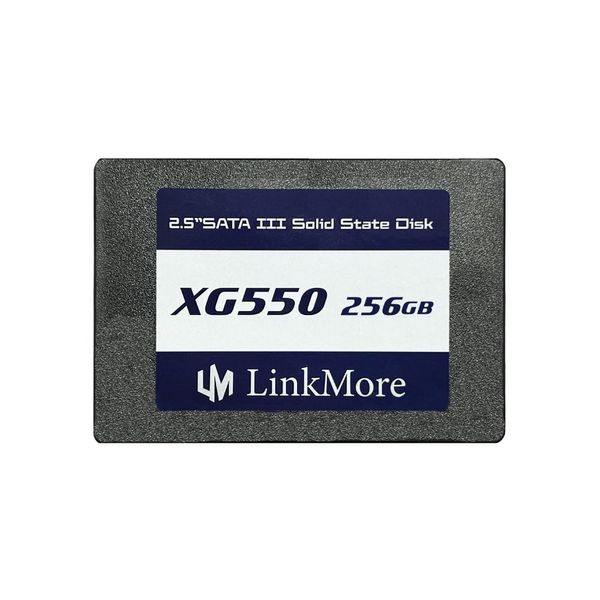 LinkMore XG550 256GB 2.5" SATA III (6Gb/s) Internal SSD, Solid State Drive, Read Speed Up to 500MB/s, 2.5 inch for Laptop and PC Desktop