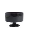 SIMPLY ELEGANT Plastic Trifle Pedestal Container 4½" - (Black)