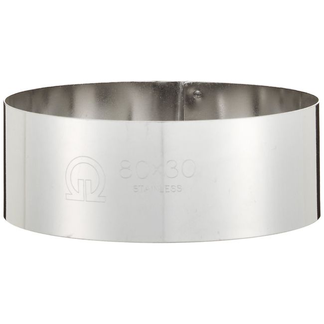 Endoshoji WSL08036 Professional Cellular Ring, Round Shape, Diameter 3.1 x Height 1.2 inches (80 mm) x Height 1.2 inches (30 mm), 18-0 Stainless Steel, Made in Japan