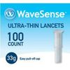 WaveSense Lancets 33g Box of 100   6 PACK