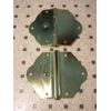 Solid Brass Trunk Hinge Restoration Hardware Large 3" Pair