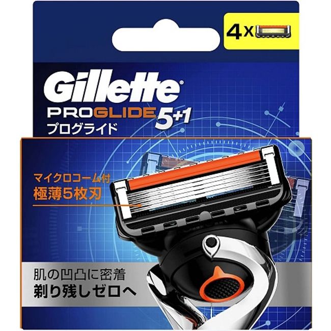 Gillette Proglide Manual Replacement Blade [4 pieces] (P&amp;G)