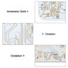 Patikil 4pcs Circuit Board Coasters - FR-4 Material, White