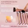 REAL TECHNIQUES Wrapped In Glow Brush + Sponge Kit, 9 Piece Gift Set