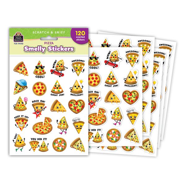 Teacher Created Resources Pizza Smelly Stickers (TCR9440)