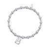 Philip Jones Letter B Initial Stretch Bracelet Created with Zircondia® Crystals