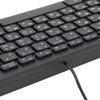 Russian Keyboard, USB Wired Ultra Thin 78 Keys Compact Keyboard, for PC, Computer, Desktop, QWERTY Layout (Russian)