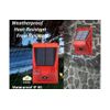 110dB Motion Alarm Red Strobe Light Solar DC Powered Home Security System