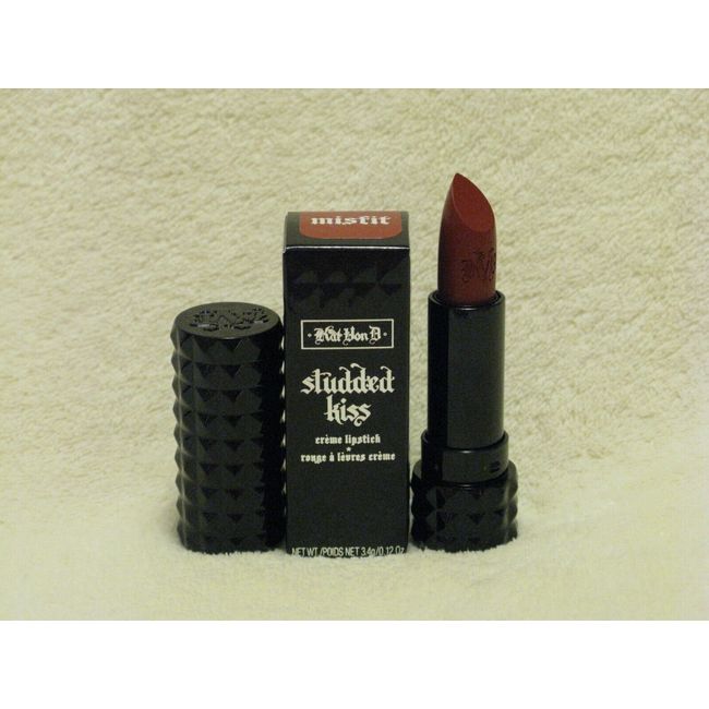 Kat Von D Studded Kiss Creme Lipstick 'Misfit' Scarlett Red NIB Full Sz