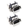 eMagTech 2Pcs HDMI Port Socket Compatible with Xbox One S Only HDMI Port Socket Plug Jack Interface Connector Replacement Aluminum