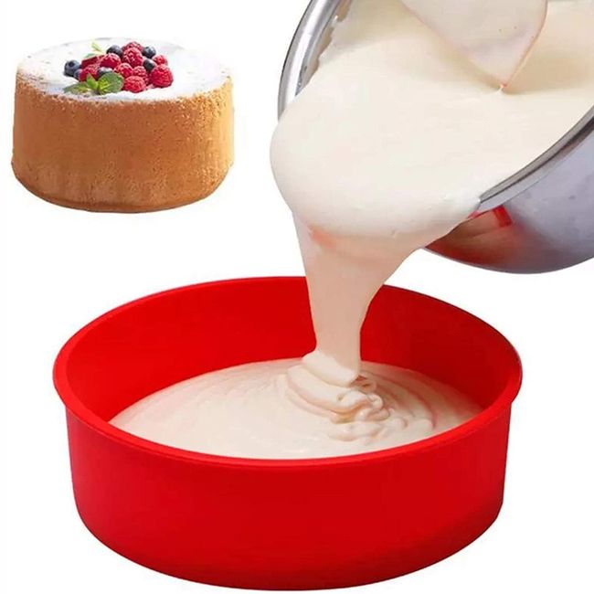 Silicone Mini Cake Mould 4-inch Round Baking Pan Silicone Mould