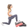 The Step (Made in USA) Freestyle Aerobic Platform, Red – Health Club Size for Intense and Diverse Workouts,Number of Risers-4,F1020W