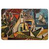 Mediterranean Landscape by Pablo Picasso Rectangular Fridge Magnet