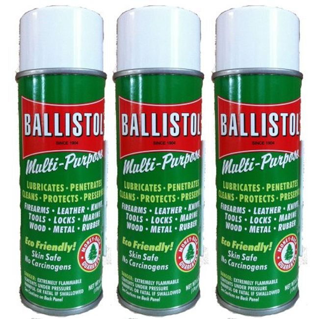 Ballistol Multi-Purpose Travel Size Non-CFC Aerosol Can Lubricant Cleaner  Protectant 1.5 oz