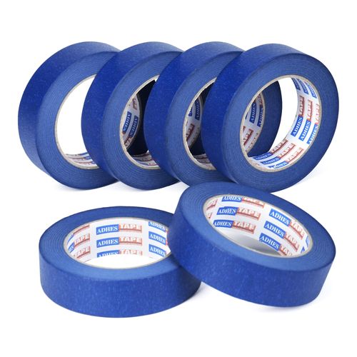 ADHES Blue Painters Tape,Blue Tape,Masking Tape for Painting,Paint Tape,no Residue Outdoor,UV Anti, 0.94 inch x 60 Yard, 6ROLLS