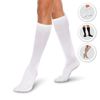 Core-Spun 30-40mmHg Firm Graduated Compression Support Knee High Socks (Black, Small)