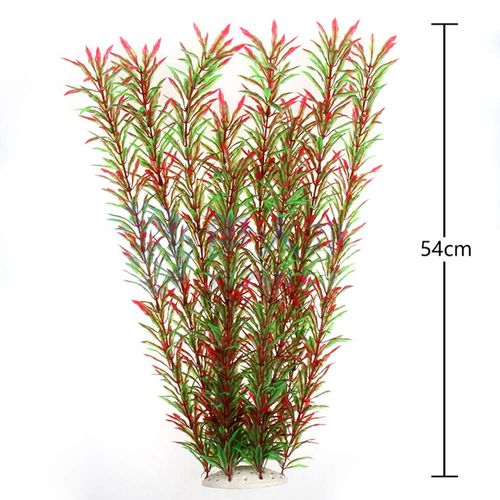 Norgail Large Aquarium Plants Artificial Plastic Fish Tank Plants Decoration Ornaments Safe for All Fish 20 Inches Tall (3)