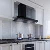 30 inch Kitchen Wall Mount Range Hood Vent 350CFM Mechanical Control Black New
