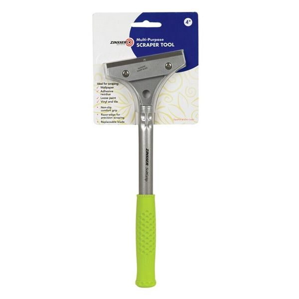 Zinsser 98014 Non-Slip Grip Steel Fixed Multi-Purpose Scraper Tool 4 W in.