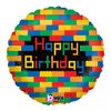 Burton & Burton 18" Package Happy Birthday Blocks