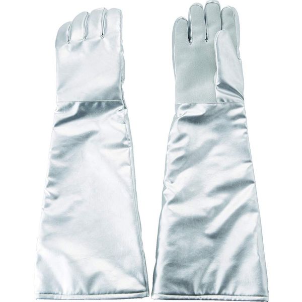 Trusco TMT767FALT Heat Shield and Heat Resistant Gloves, Long, Reinforced Leather Palm