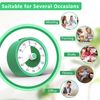 60 Minutes Visual Timer for Kids, Classroom, Kitchen, Gym & Tea - ADHD Timer (Green)