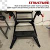 242394-00 Black 4-Piece Set Suitable for Black&Decker Workmate Replacement Bracket feet